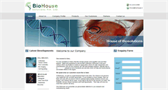 Desktop Screenshot of biohouse.in